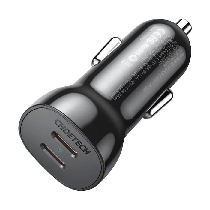 Car charger Choetech TC0008 40W 2x USB-C - Car chargers<<<Chargers<<<GSM Accessories<<<InnproXML