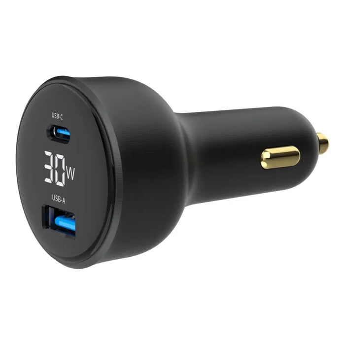 Car Charger GEMBIRD TA-UC-AC2PD30LCD-CAR-01 - Електроника Телефони и таблети<<<Компютри| Електроника<<<BigBuy&&&USB