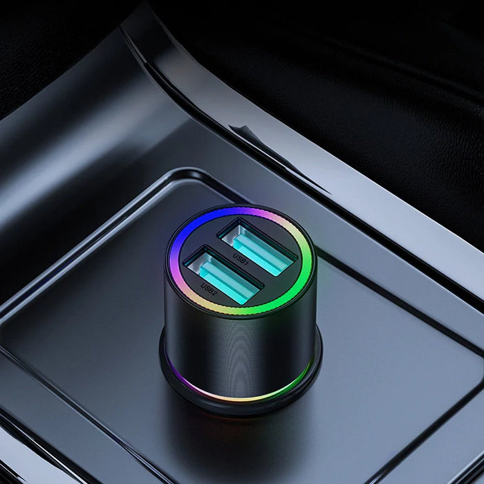 Car Charger Joyroom JR-CL10 2x USB 4.8A + Cable 3in1 (black) - Car chargers<<<Chargers<<<GSM