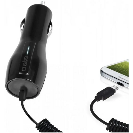 Car charger SBS Car charger 1000 mAh with cable micro USB TECARMICRO1A - Аксесоари за
