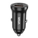 Car charger VFAN C03 USB + USB-C 20W PD + QC 3.0 (black) - Car chargers<<<Chargers<<<GSM Accessories<<<InnproXML