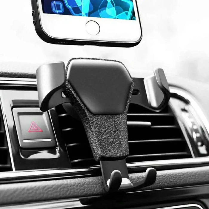 Car Holder H01 Black gravity car holder for the ventilation grille - Cell phone holders<<<HurtelXML