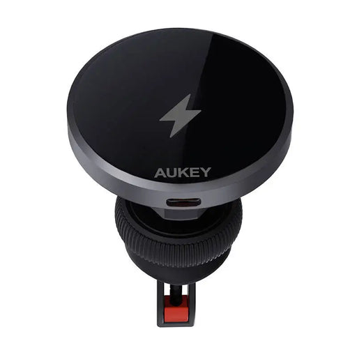 Car Phone Holder Aukey HD-MC13 with charger 15W Qi2 (black) - Phone holders<<<Car accessories<<<InnproXML