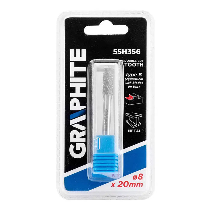 CARBIDE MILLER FOR METAL 8X20 MM GRAPHITE 55H356 - Метални четки<<<Консумативи за електроинструменти<<<Инструменти и