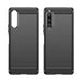 Carbon Case cover for Sony Xperia 10 V flexible silicone carbon cover black - Cell phone cases and covers<<<HurtelXML