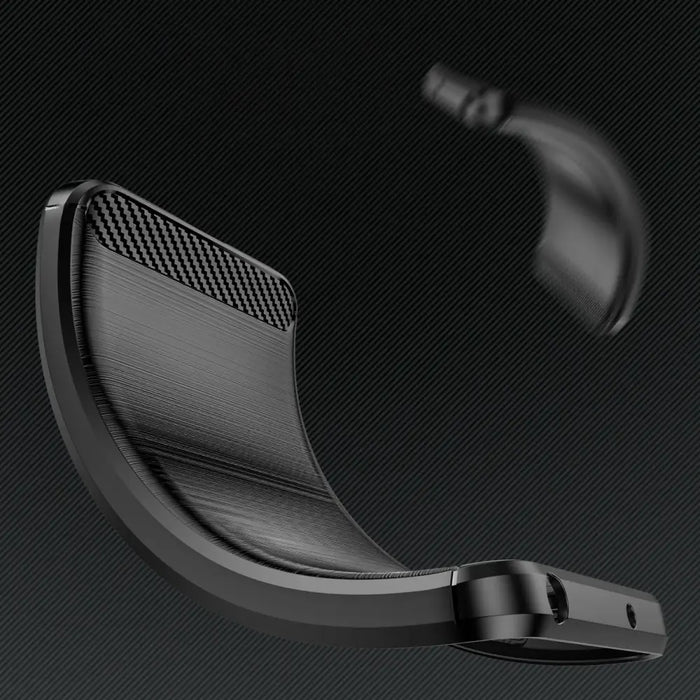 Carbon Case cover for Sony Xperia 10 V flexible silicone carbon cover black - Cell phone cases and covers<<<HurtelXML