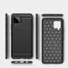 Carbon Case Flexible Cover TPU Case for Samsung Galaxy A42 5G black - Cell phone cases and covers<<<HurtelXML