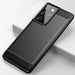 Carbon Case Flexible Cover TPU Case for Samsung Galaxy S21 Ultra 5G black - Cell phone cases and covers<<<HurtelXML