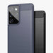 Carbon Case Flexible Cover TPU Case for Samsung Galaxy S21 Ultra 5G blue - Cell phone cases and covers<<<HurtelXML