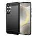 Carbon Case Flexible Silicone for Samsung Galaxy M06 5G - Black - Cell phone cases and covers<<<HurtelXML