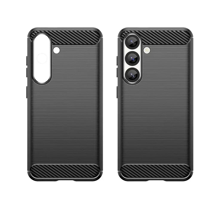 Carbon Case Flexible Silicone for Xiaomi 15 Ultra - Black - Cell phone cases and covers<<<HurtelXML