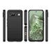 Carbon Case for Google Pixel 8A Flexible Silicone Carbon Cover - Black - Cell phone cases and covers<<<HurtelXML