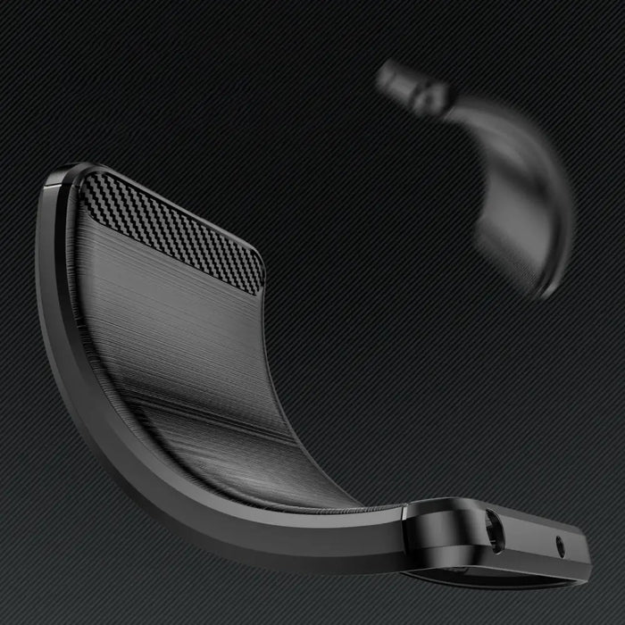 Carbon Case for Google Pixel 8A Flexible Silicone Carbon Cover - Black - Cell phone cases and covers<<<HurtelXML