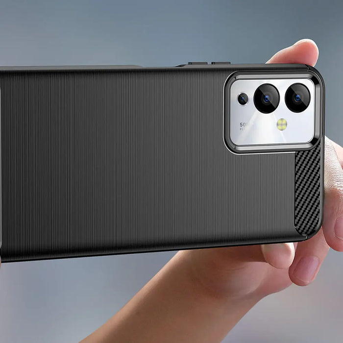 Carbon Case case for Infinix Note 12i flexible silicone carbon cover black - Cell phone cases and covers<<<HurtelXML