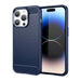 Carbon Case for iPhone 14 Pro Max flexible gel back cover blue - Cell phone cases and covers<<<HurtelXML