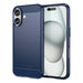 Carbon Case for iPhone 16 Plus - Blue - Cell phone cases and covers<<<HurtelXML
