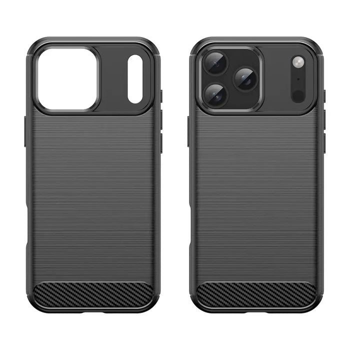 Carbon Case for iPhone 17 Pro Max - Black - Cell phone cases and covers<<<HurtelXML