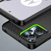 Carbon Case for Motorola Moto G13 flexible silicone carbon cover black - Cell phone cases and covers<<<HurtelXML
