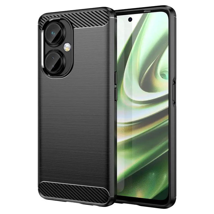 Carbon Case case for OnePlus Nord CE 3 flexible silicone carbon cover black - Cell phone cases and covers<<<HurtelXML