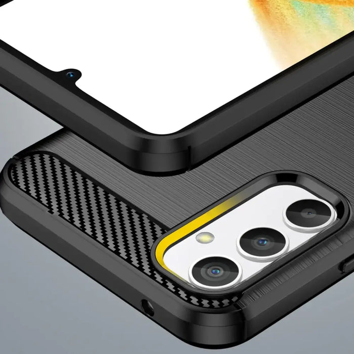 Carbon Case case for Samsung Galaxy A04e flexible silicone carbon cover black - Cell phone cases and covers<<<HurtelXML