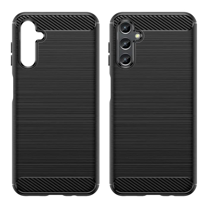 Carbon Case for Samsung Galaxy A14 5G flexible silicone carbon cover black - Cell phone cases and covers<<<HurtelXML