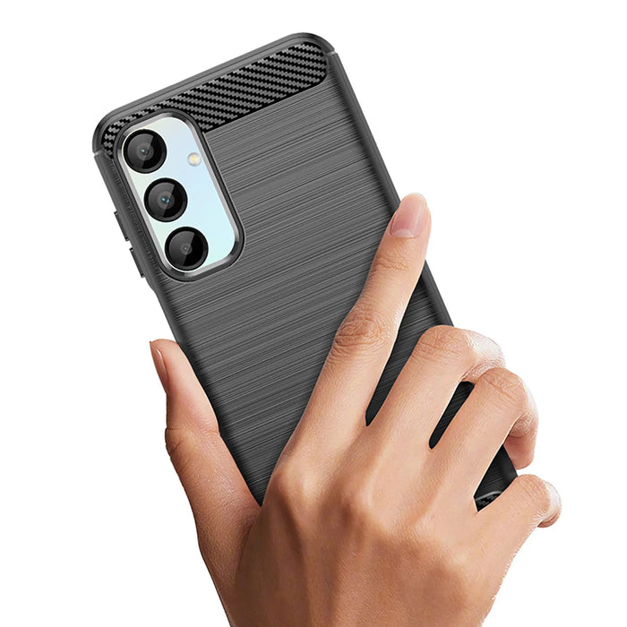 Carbon Case for Samsung Galaxy A16 / A16 5G - Black - Cell phone cases and covers<<<HurtelXML