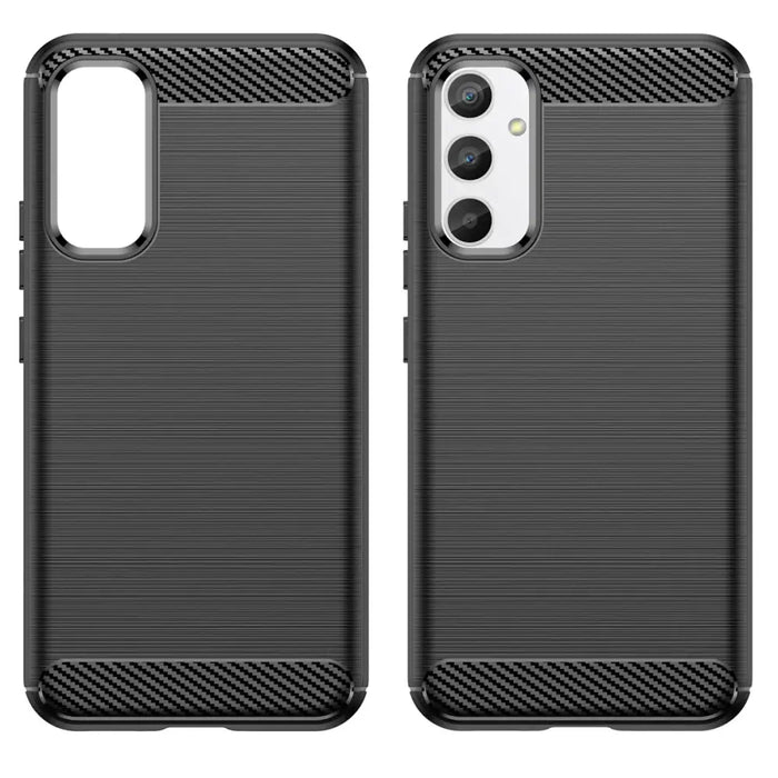 Carbon Case case for Samsung Galaxy A34 5G flexible silicone carbon cover black - Cell phone cases