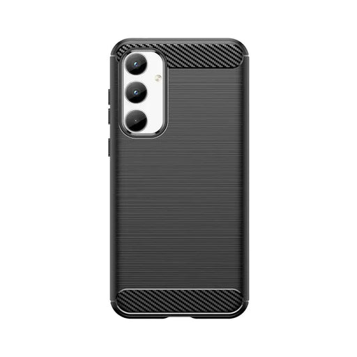 Carbon Case for Samsung Galaxy A35 - black - Cell phone cases and covers<<<HurtelXML
