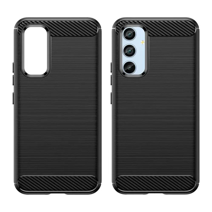 Carbon Case case for Samsung Galaxy A54 5G flexible silicone carbon cover black - Cell phone cases