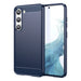 Carbon Case for Samsung Galaxy S23+ flexible silicone carbon cover blue - Cell phone cases and covers<<<HurtelXML