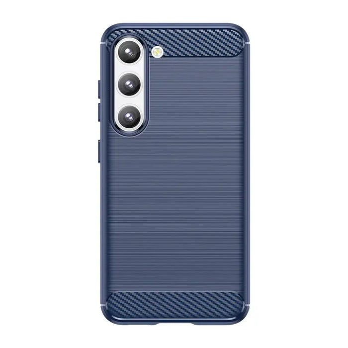 Carbon Case for Samsung Galaxy S23 flexible silicone carbon cover blue - Cell phone cases and covers<<<HurtelXML
