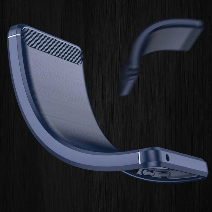 Carbon Case for Samsung Galaxy S23 Ultra flexible silicone carbon cover blue - Cell phone cases and covers<<<HurtelXML