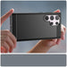 Carbon Case for Samsung Galaxy S24 Ultra Flexible Silicone Carbon Cover - Black - Cell phone cases