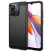 Carbon Case for Xiaomi Redmi 11A / Poco C55 / Redmi 12C Flexible Silicone Carbon Cover Black - Cell phone cases