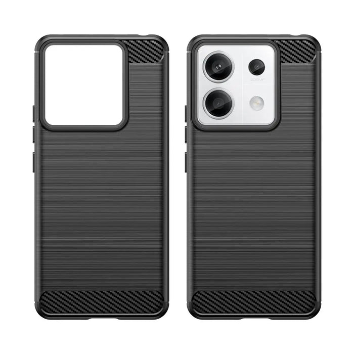 Carbon Case for Xiaomi Redmi Note 13 5G - black - Cell phone cases and covers<<<HurtelXML