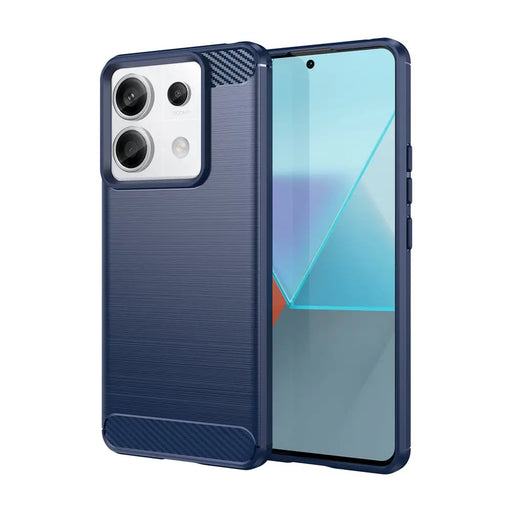 Carbon Case for Xiaomi Redmi Note 13 5G - blue - Cell phone cases and covers<<<HurtelXML