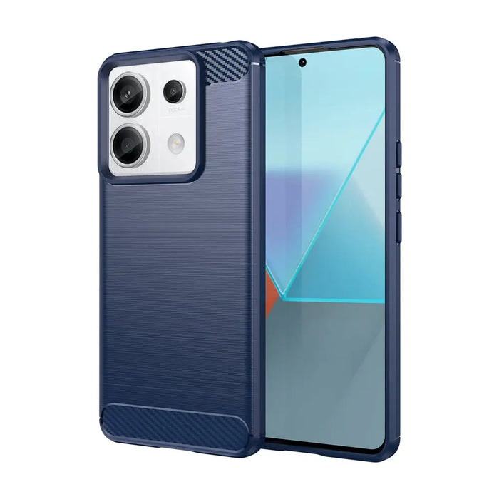 Carbon Case for Xiaomi Redmi Note 13 5G - blue - Cell phone cases and covers<<<HurtelXML