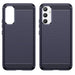 Carbon Case калъф за Samsung Galaxy A54 5G гъвкав силиконов карбоново покритие син - Cell phone cases