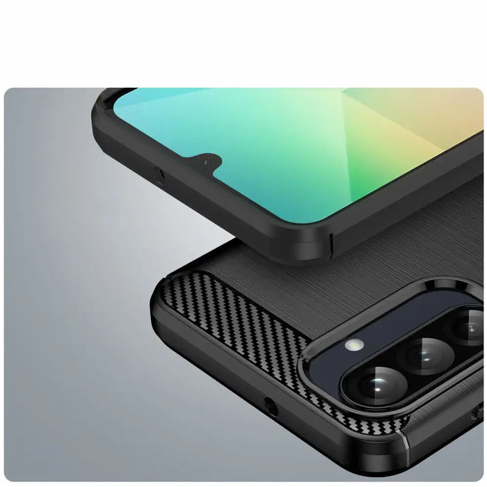 Carbon Case Samsung Galaxy A26 Black - Cell phone cases and covers<<<HurtelXML