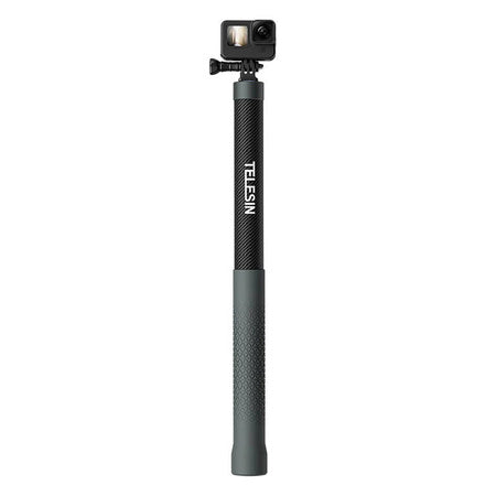 Carbon fiber selfie stick with 3m length Telesin for cameras GP-MNP-300-3 - Booms and selfie