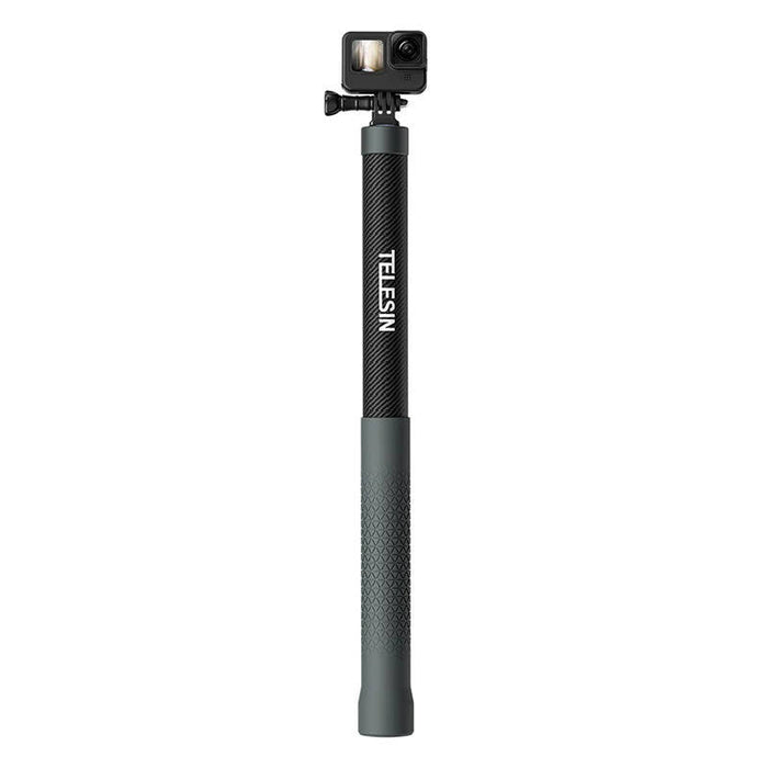 Carbon fiber selfie stick with 3m length Telesin for cameras GP-MNP-300-3 - Booms and selfie