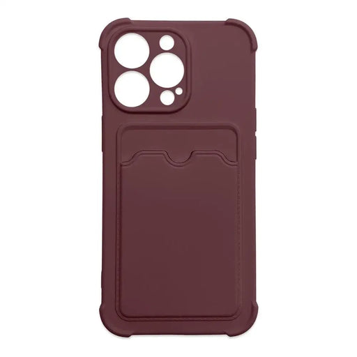 Card Armor Case Pouch Cover For Samsung Galaxy A32 4G Card Wallet Silicone Armor Cover Air Bag Raspberry - Cell phone