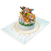 CARD CAKE WITH ANIMALS POP-UP ’CAKE WITH ANIMALS’ KIRIORI 10740 - Парти артикули<<<Декорации<<<Мебели и