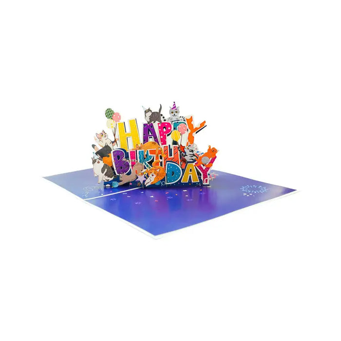 CARD CHRD CATS POP-UP ’CHARD CATS’ KIRIORI 10729 - Парти артикули<<<Декорации<<<Мебели и интериор<<<Praktiker