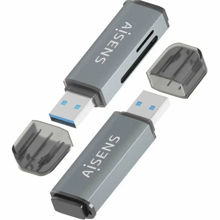 Card Reader Aisens ASCR-2A09-GR Grey - Компютър Мрежи и компоненти<<<Компютри| Електроника<<<BigBuy&&&Мулти Четец за