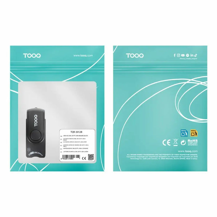 Card Reader TooQ TQR-3012B - Мулти Четец за Карти<<<Компютър Мрежи и компоненти<<<Компютри| Електроника<<<BigBuy