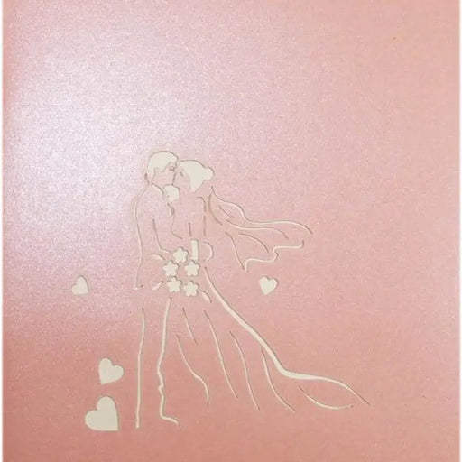 CARD THE WEDDING POP-UP ’THE WEDDING’ KIRIORI 10738 - Парти артикули<<<Декорации<<<Мебели и интериор<<<Praktiker