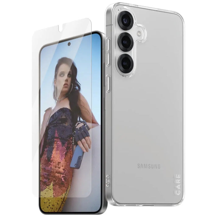 CARE by PanzerGlass Fashion 2in1 Case + Glass protection set for Samsung Galaxy S25+ - Cell phone cases