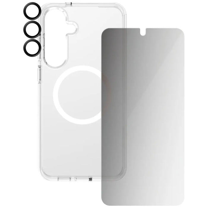 CARE by PanzerGlass Flagship 3in1 Case + Privacy Glass + Lens for Samsung Galaxy S25+ - Cell phone cases