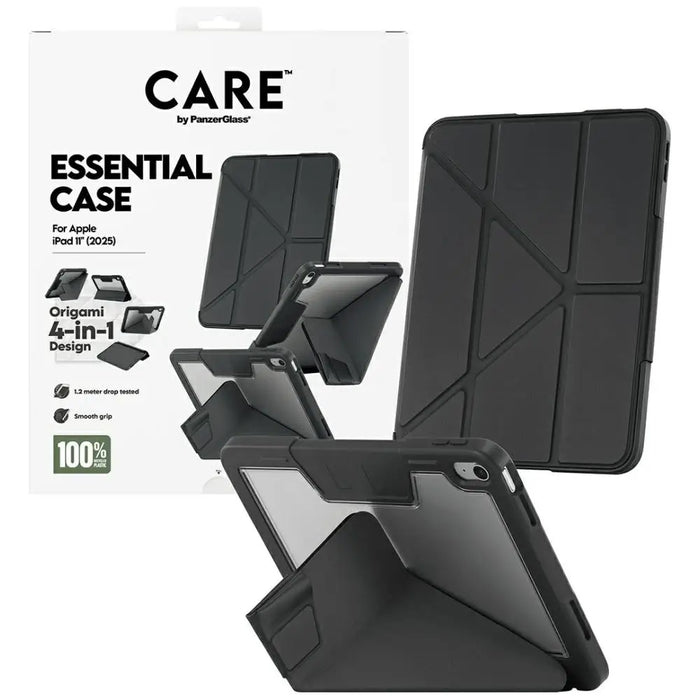 Care by PanzerGlass Y fold case for iPad 11’’ 2025 (11th gen.) - black - Cell phone cases and covers<<<HurtelXML